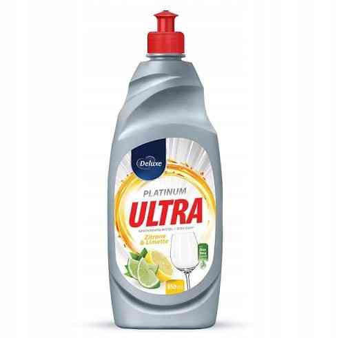 Засіб для миття посуду Deluxe PLATINUM ULTRA płyn do naczyń 850ml Zitrone & Limette Львів