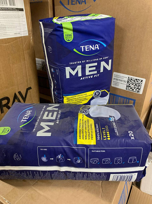 Прокладки урологічні Tena Men Active Fit L 20 шт. Київ - фото 8