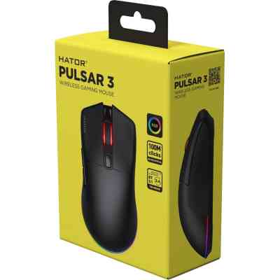 Мышка Hator Pulsar 3 Wireless Black (HTM630) Винница