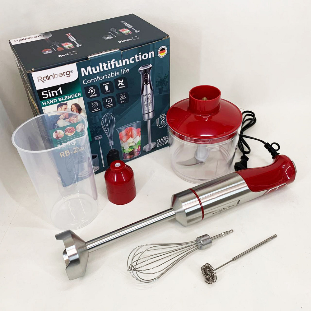 Блендер с стаканом в комплекте, Блендер для измельчения детского пюре для соусов и пюре EW-43 Львов - изображение 5