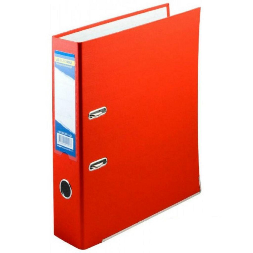 Папка - регистратор Buromax А4, 70мм, JOBMAX PP, red, built-up (BM.3011-05c) Винница - изображение 1