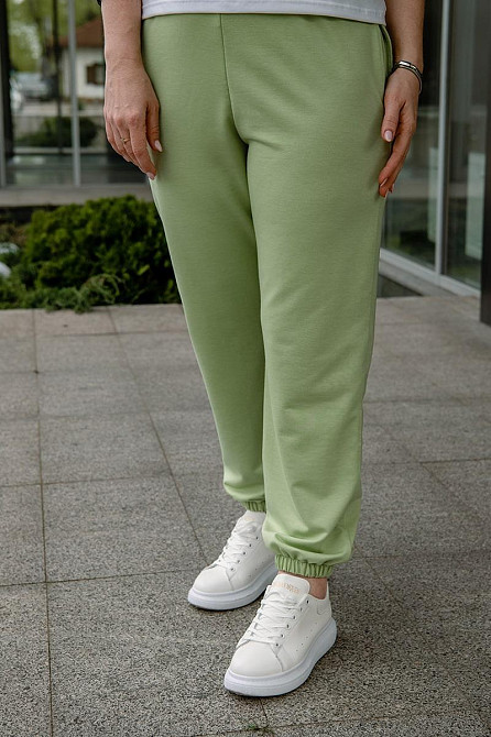 Жіночі спортивні штани, двонитка, топ Крохатушка одяг Київ - фото 2