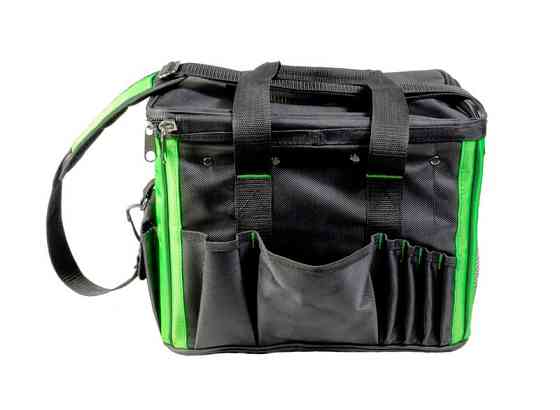 Сумка для инструмента MASTERTOOL 360х270х240 мм 23 кармана усиленное дно съемный ремешок 1680 DEN 79-1935 Ровно