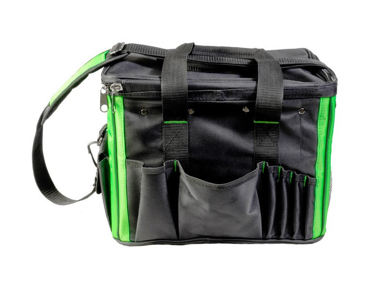 Сумка для инструмента MASTERTOOL 360х270х240 мм 23 кармана усиленное дно съемный ремешок 1680 DEN 79-1935 Ровно - изображение 4