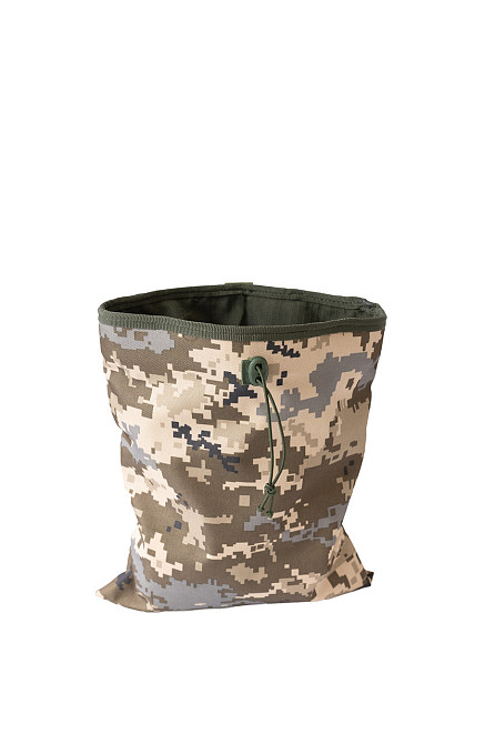 Підсумка для скидання магазинів тактична щільна горловина з утяжкою колір піксель з кріпленням molle Одеса - фото 11