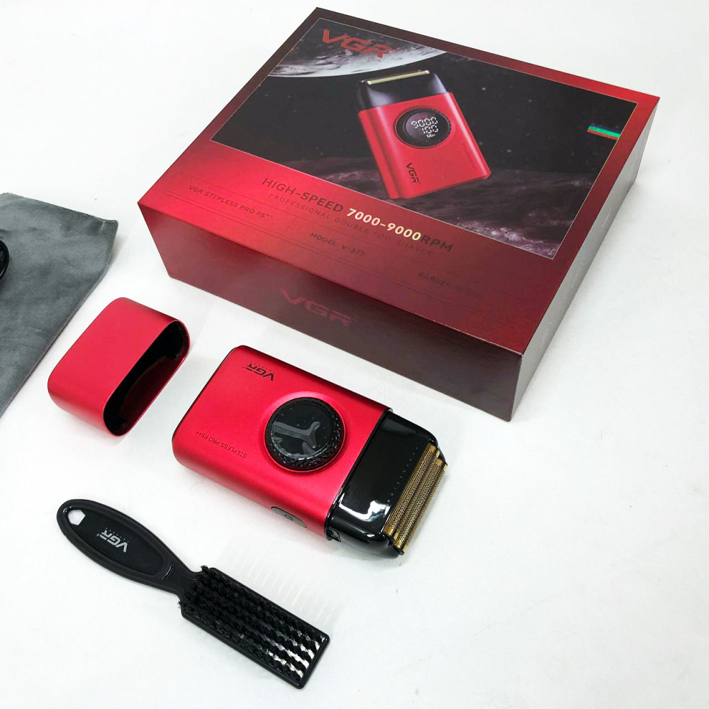 Бритва портативна акумуляторна VGR, Електробритва для ідеального гоління, Електробритва-шейвер чоловіча OQ-98 Львів - фото 19