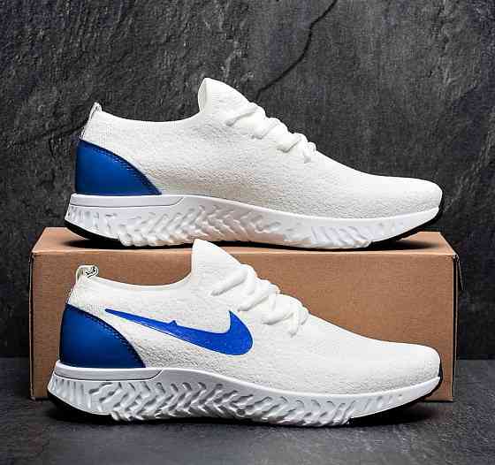 Кросівки Чоловічі Білі Тканинні Boost Пінка в стилі N!ke (розміри: 40,41,42,43) — 108-5 Дніпро