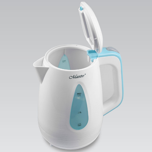 Електрочайник 1,7л 1850-2200W (диск) блакитний MR-031-BLUE Maestro Житомир
