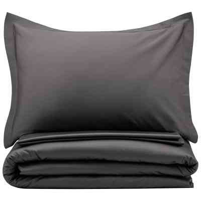 Пододеяльник Ardesto Mix&Match Premium 100% хлопок, сатин серый 200х220 см (ART2022DVY) Винница