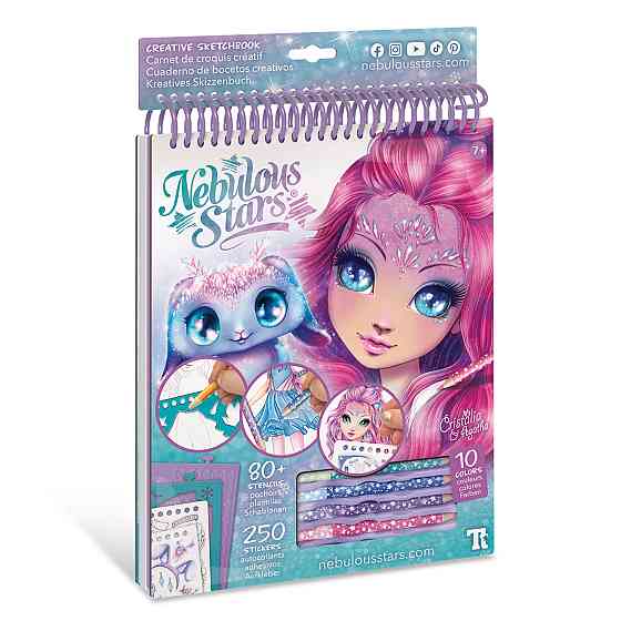 Набір для творчості – Скетчбук: Кристалія, мотиви самоцвітів Днепр