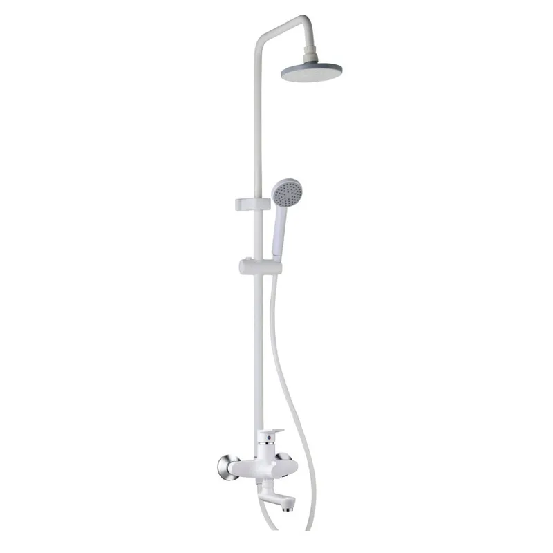 Душова колонна зі змішувачем PLAMIX OSCAR-008-J біла (PM0700) Харків - фото 1