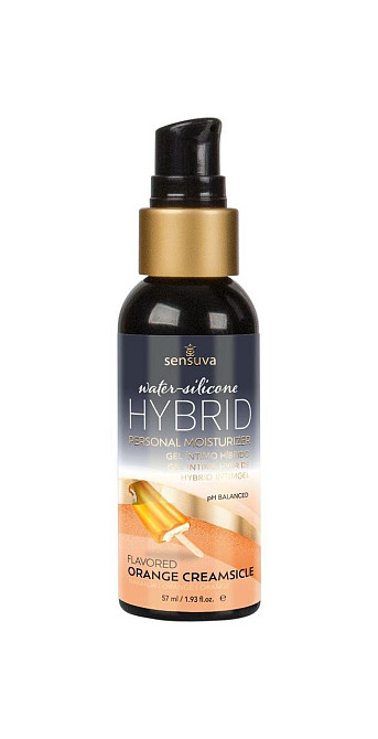 Змазка водно-силіконова Sensuva Hybrid Orange Creamsicle 57мл без цукру, можна для оральних пестощів Sex Aura Київ - фото 1