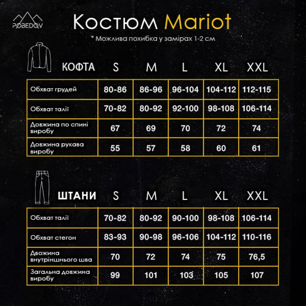 Чоловічий теплий флісовий спортивний костюм осінь зима Pobedov штани кофта з капюшоном і манжетами темно-сірий Одеса - фото 10