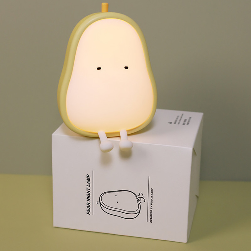 Детский светодиодный ночник H-L-16 Груша беспроводная настольная лампа светильник Київ - фото 7
