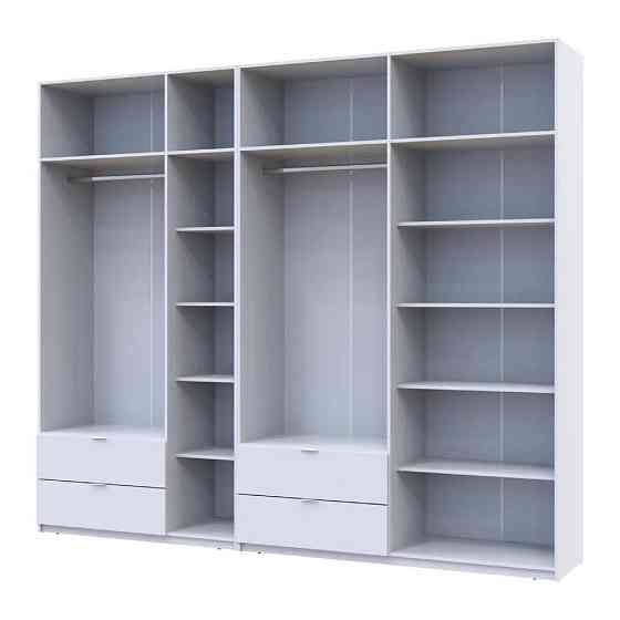 Шкаф для одежды Doros Лукас Белый 3+4 ДСП 280х50х240 DRS-011686 (42005118) Днепр