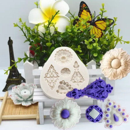 Силиконовая форма Абстракция 72 на 86 мм серый Киев - изображение 4