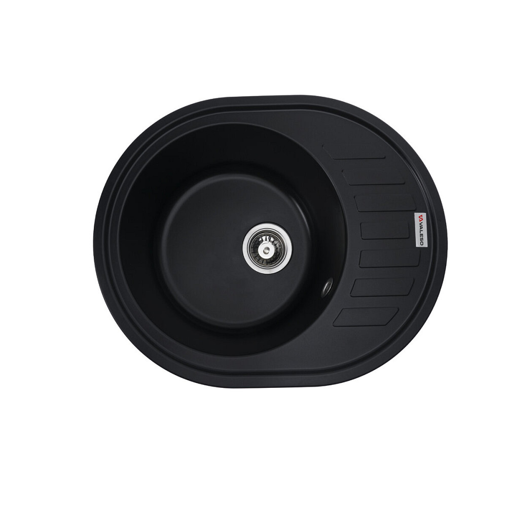 VALESO Гранітна мийка для кухні VALESO SOUL 6250 матова Чорна Киев - изображение 1