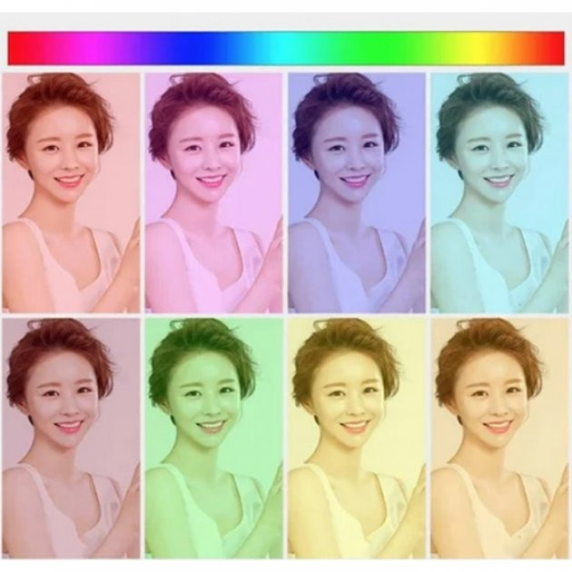 Кольцевая LED RGB лампа 33 см 3D-33 селфи кольцо Киев - изображение 4