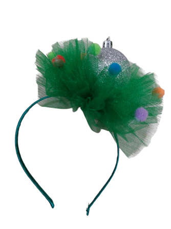 Обруч новорічний на голову one size різнобарвний Київ