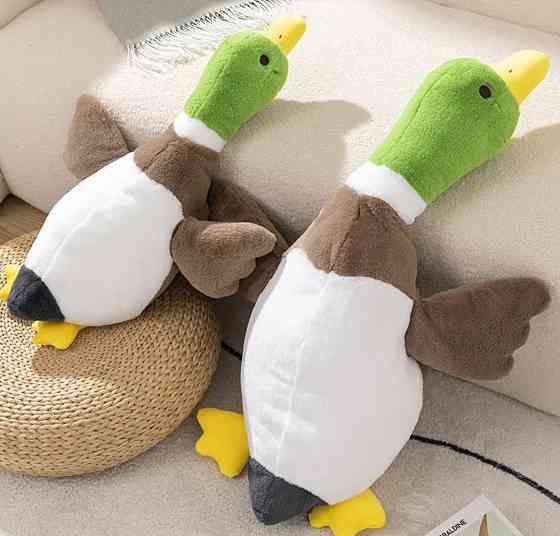 Мягкая плюшевая игрушка подушка - обнимашка Гусь Селезень 65 см Киев