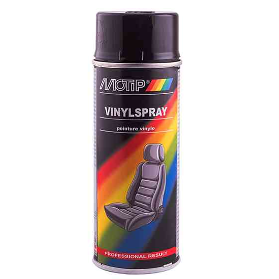 Краска для кожи и винила Motip Leather & Vinyl Paint черная аэрозоль 400мл Львов