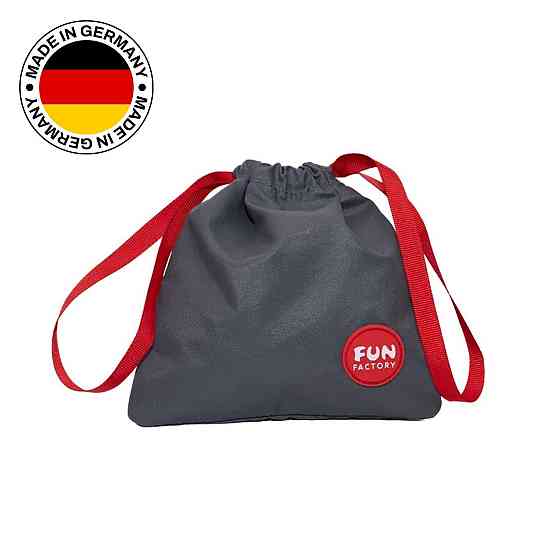 Сумка для секс-игрушек Fun Factory TOYBAG, S, серая, кисет, 14x14 см Sex Aura Киев