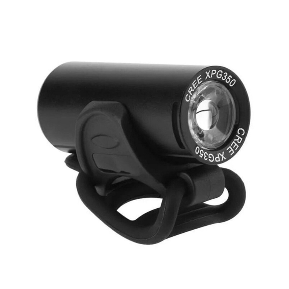 Ліхтар велосипедний передній алюмінієвий AU902 350LM, XPG, акумулятор 700mAh, USB Бровари - фото 1