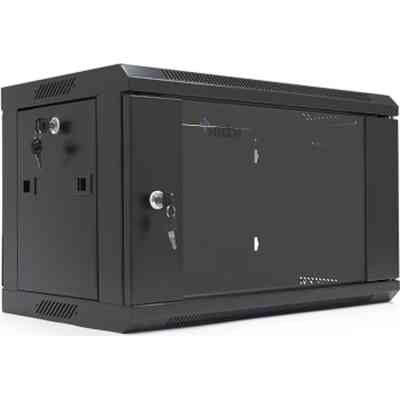 Шкаф настенный Merlion 6U 19" 600*350*367 (Ш*Г*В)мм, black (MI3-6306 / 36527) Винница