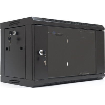 Шафа настінна Merlion 6U 19&quot; 600*350*367 (Ш*Г*В)мм, black (MI3-6306 / 36527) Вінниця - фото 1