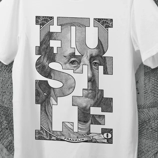 Футболка чоловіча з  принтом Hustle W Розмір 48 Anime0042 Дніпро - фото 4