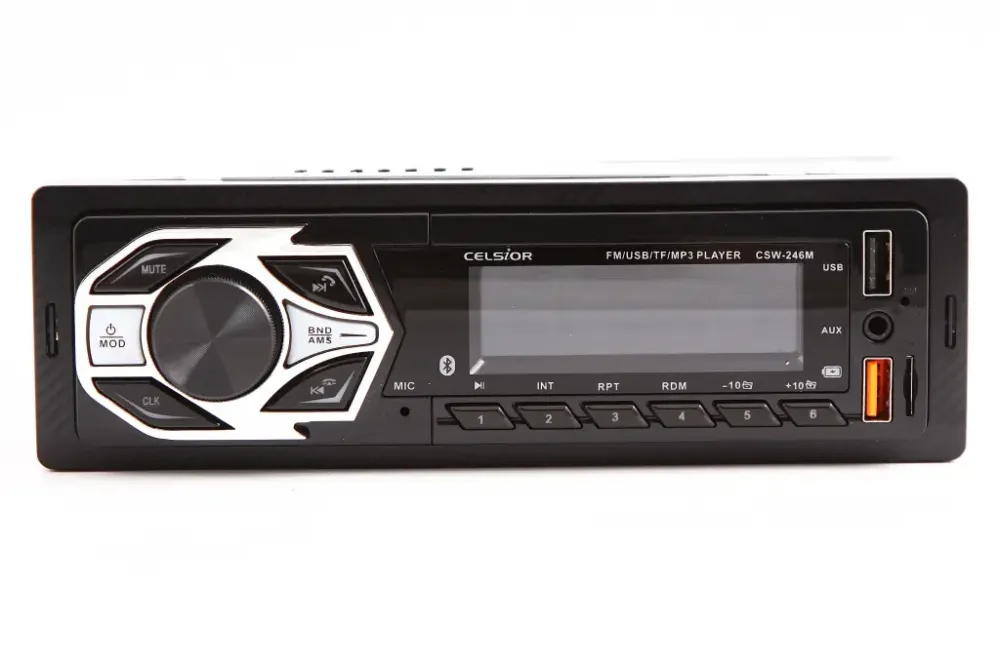 Автомагнітола Celsior CSW- 246M RGB BT/USB+USB Charge/MicroSD/ISO/доп. розєм (без радіатора) Вінниця - фото 1