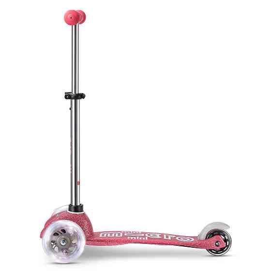 Самокат Micro серії Mini Deluxe Fairy Glitter LED – Рожевий Дніпро
