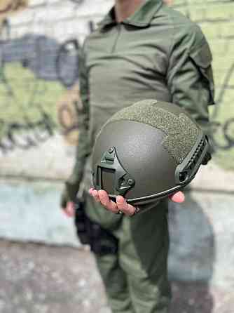 FAST HELMET IIIA OLIVE БАЛІСТИЧНИЙ ШОЛОМ БЕЗ ВУХ ХАКІ Київ