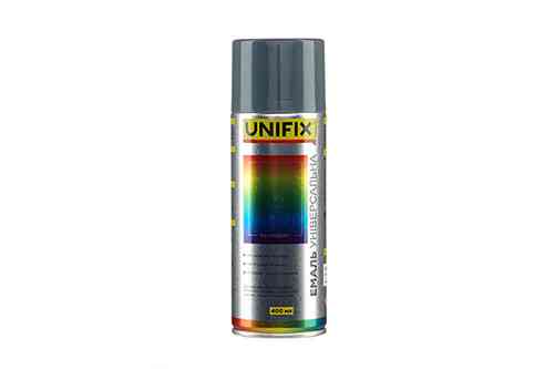 Эмаль универсальная акриловая RAL 7024 Серый графит гл. 400мл UNIFIX Рівне