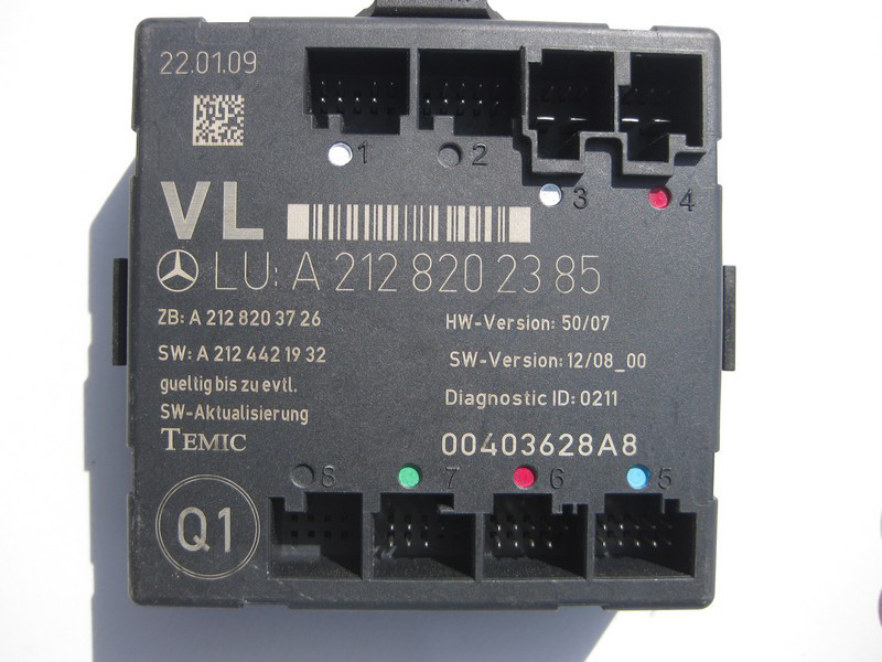 Mercedes-Benz  A2129004402 Блок керування передніх лівих дверей C-Class W204 GLK X204 E-Class W212 C207 Одеса - фото 2