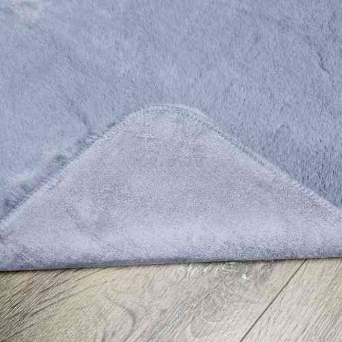 Килимок для підлоги з еко-хутра ТМ Dariana Elegant 75*150 см французький сірий Житомир