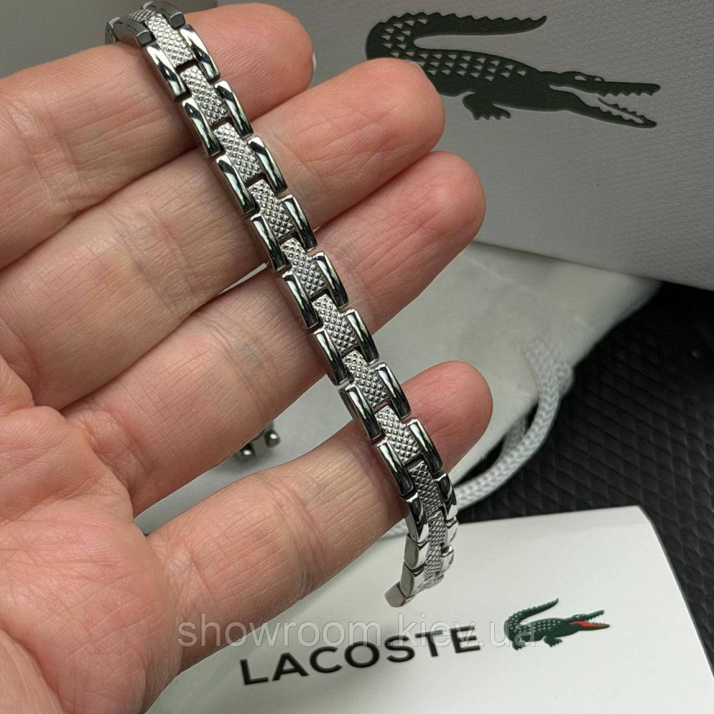 Чоловічий брендовий браслет на руку Lacoste, Лакоста (40194) Київ - фото 3