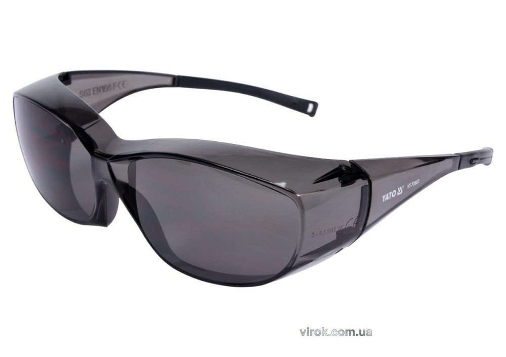 Окуляри захисні YATO закриті, затемнені [12/240] Одесса - изображение 1