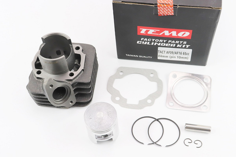 Циліндр к-кт (цпг) Honda TACT AF09/AF16 65cc-44мм (палець 10мм, кріплення глушника 54мм), Тайвань Київ - фото 1