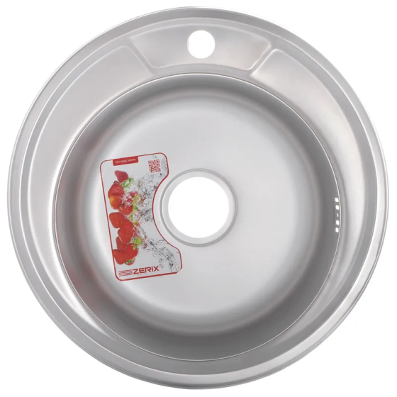 Кухонна мийка Zerix Z490-08-180E Satin модель ZX1584 Харків