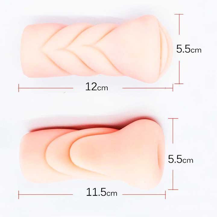 Мастурбатор "Gelugee Вагіна" - Тілесний - 11,5*4 см Вінниця - фото 2