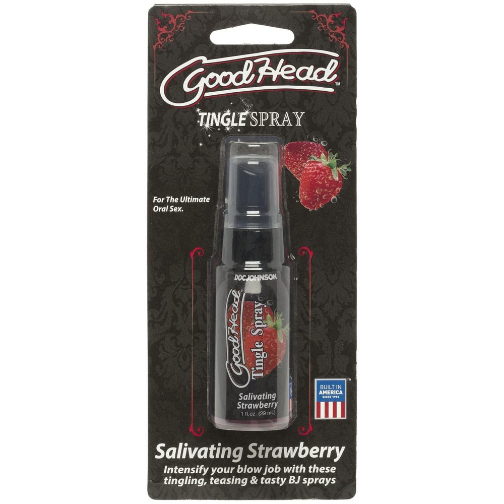 Спрей для мінету Doc Johnson GoodHead Tingle Spray - Strawberry (29 мл) із стимулюючим ефектом Sex Aura Київ - фото 2