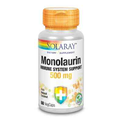 Травы Solaray Монолаурин, Monolaurin, 500 мг, 60 вегетарианских капсул (SOR-62754) Винница