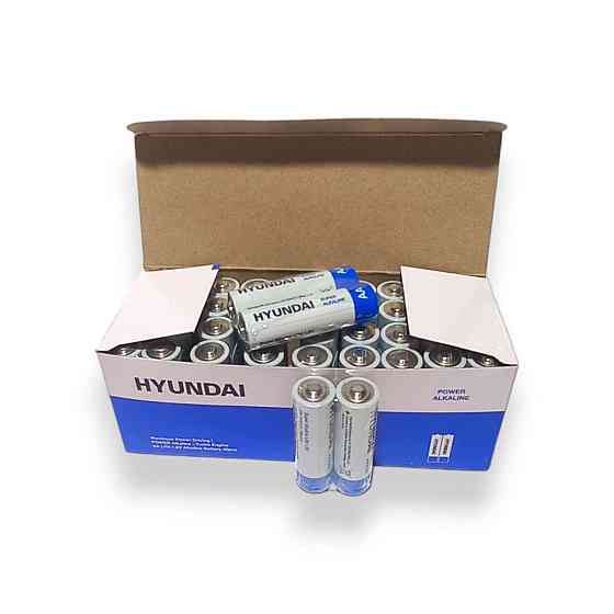 Батарейки Hyundai AA/R3  лужні  60штук Мікро Пальчик Харків
