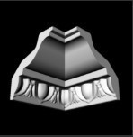 Потолочный плинтус 2м   GP-10  78х71х2000mm Днепр - изображение 3