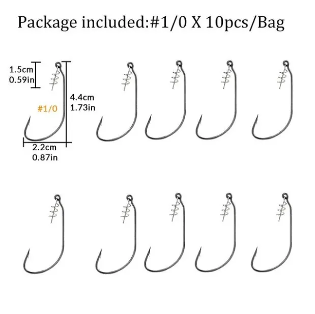 Гачки офсетні 10 шт на судака, щуку Київ - фото 4