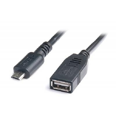 Дата кабель OTG USB 2.0 AF to Micro 5P 0.1m REAL-EL (EL123500014) Вінниця - фото 1