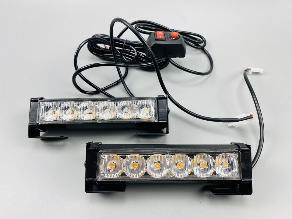 Стробоскоп LED комплект 2 шт автомобільний спалах-стробоскоп сигнальні вогні Мукачево - фото 3