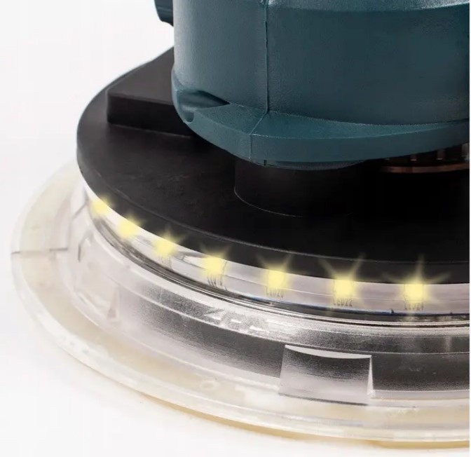 Шліфувальна машина BX-701 2200 Вт для стін та стелі з LED-підсвічуванням 360°, регулювання обертів Одеса - фото 5