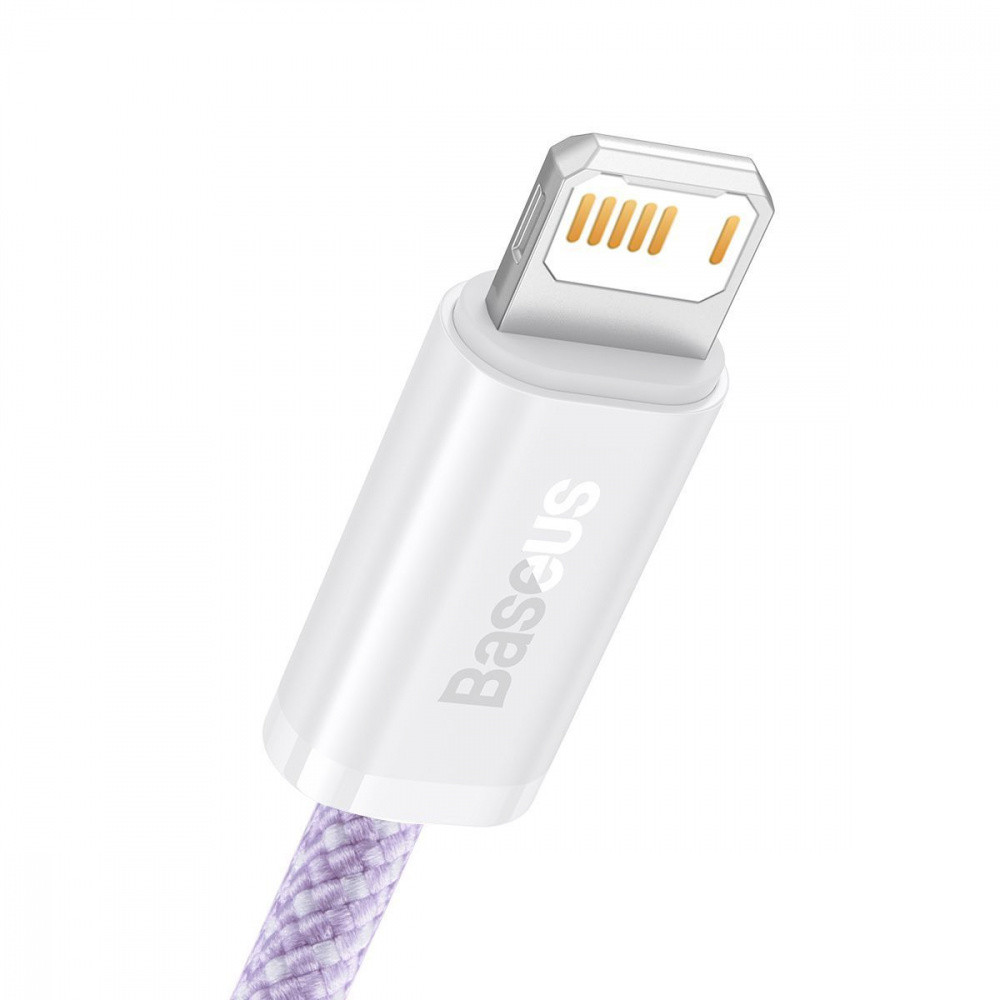 Кабель Baseus Dynamic Series Fast Charging Lightning 2.4A 2м блакитний Львів - фото 5